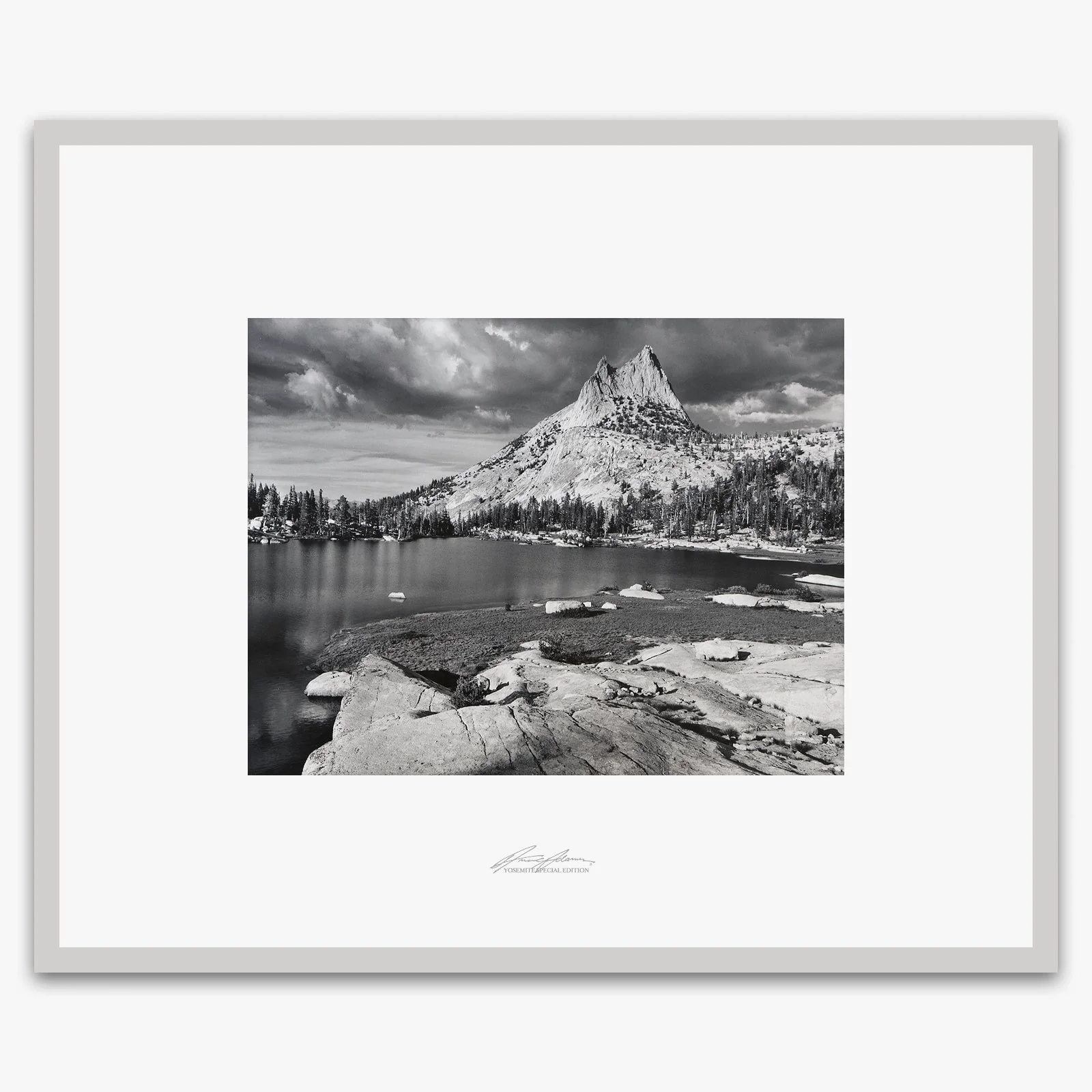 Cathedral Peak and Lake - Image 4