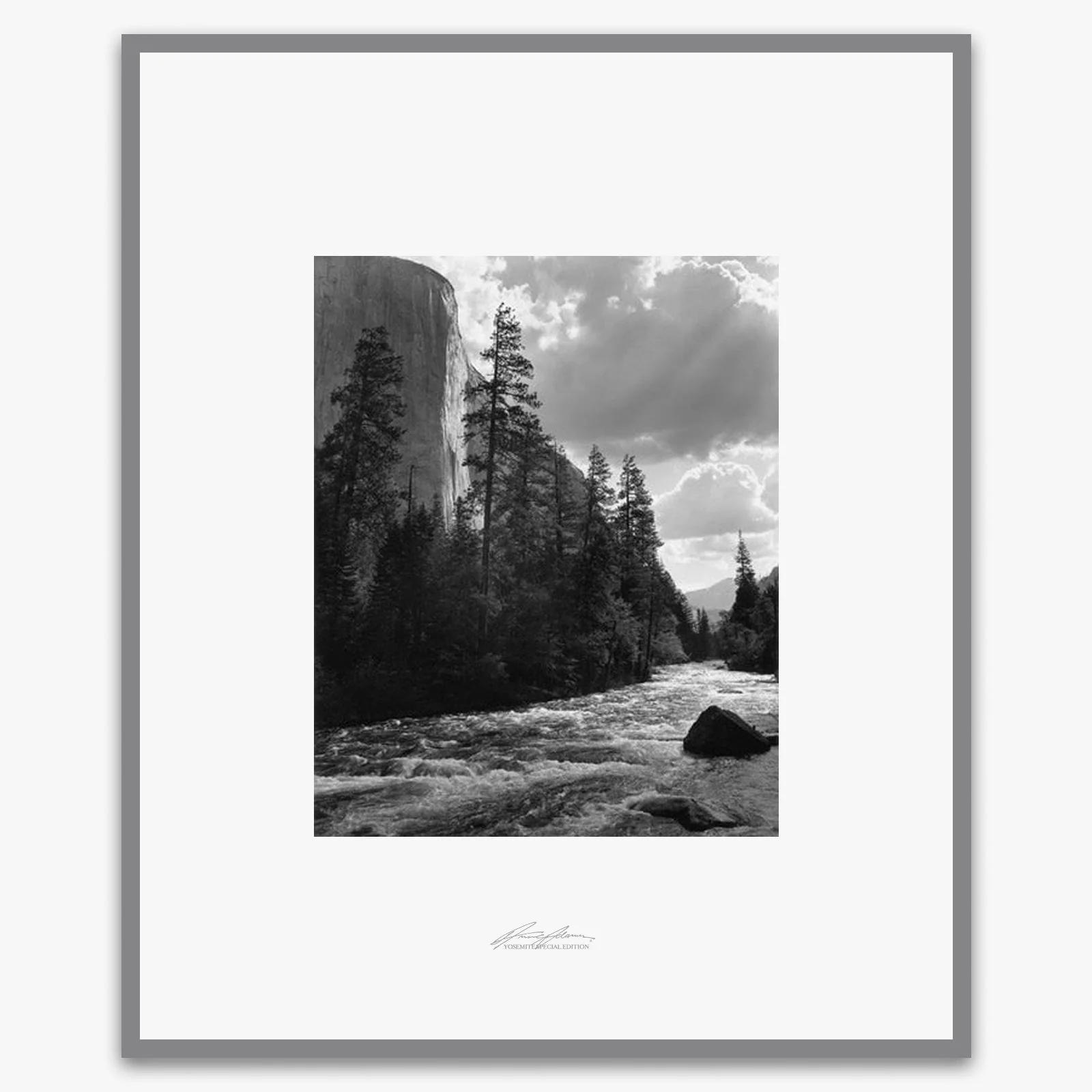 El Capitan, Merced River, Clouds - Image 6