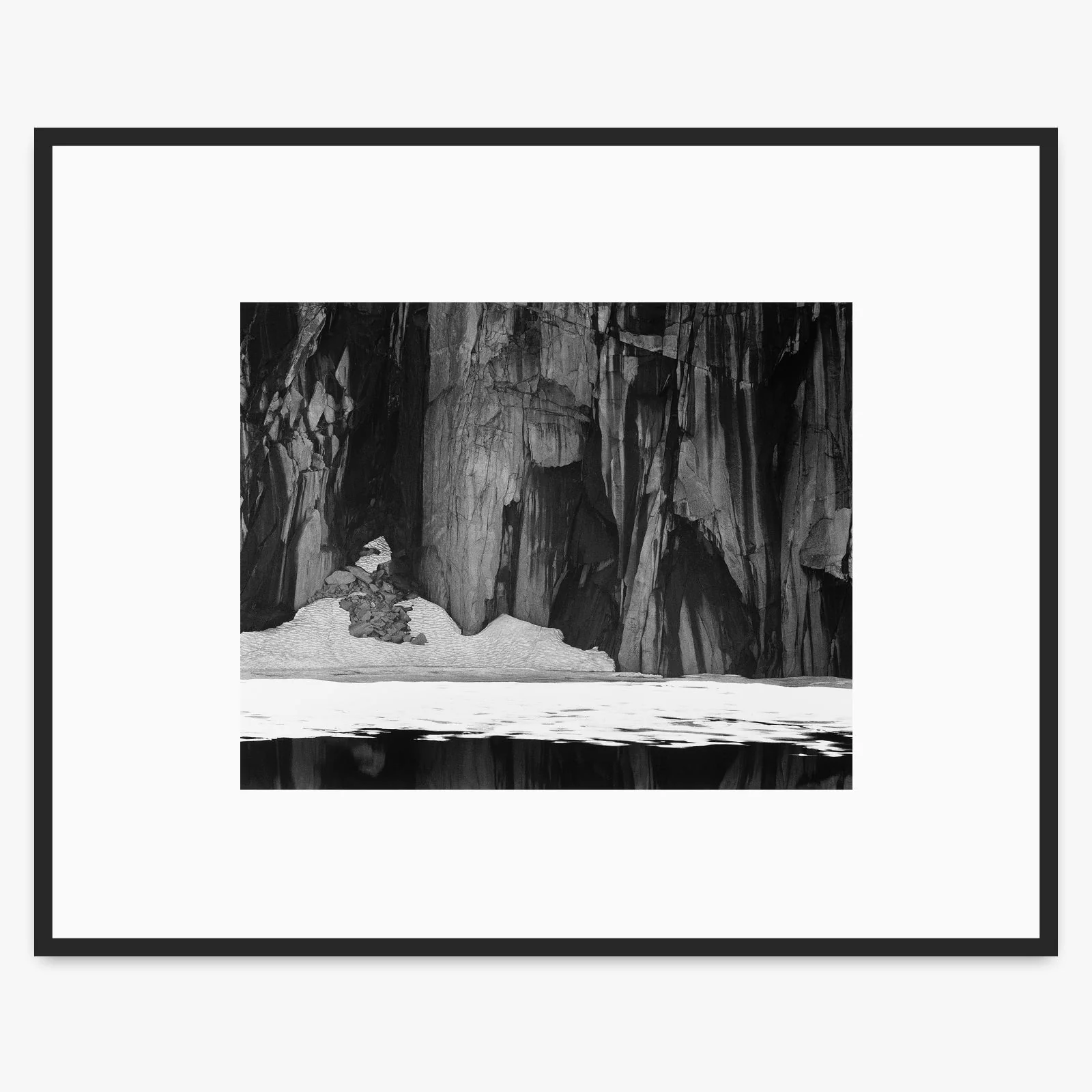 Frozen Lake and Cliffs - Image 2