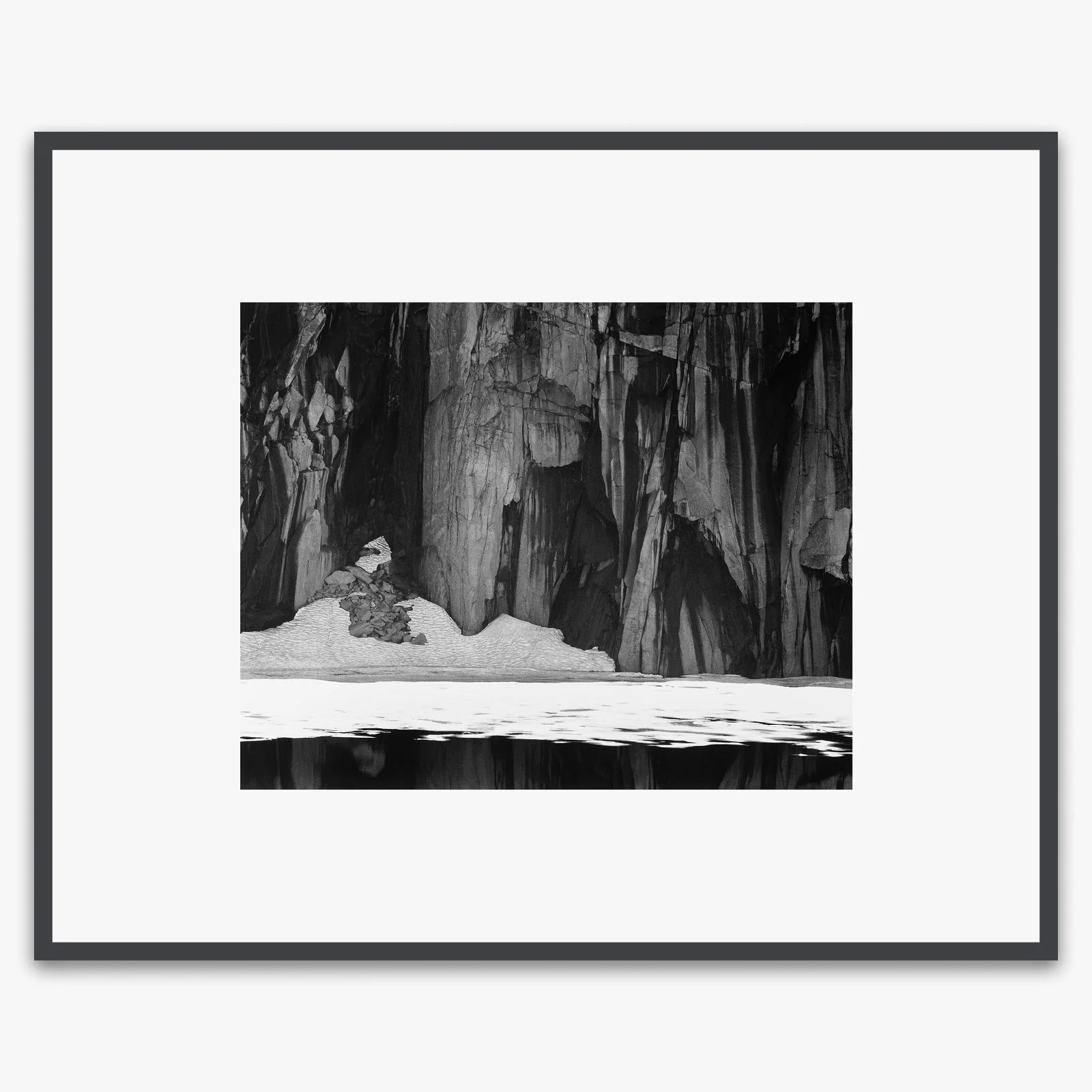 Frozen Lake and Cliffs - Image 4