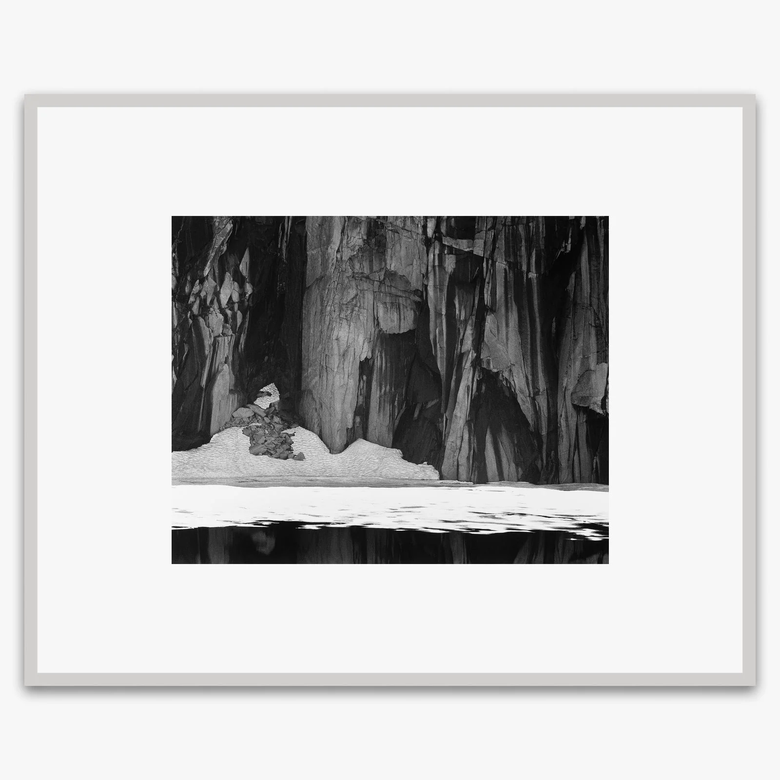 Frozen Lake and Cliffs - Image 5