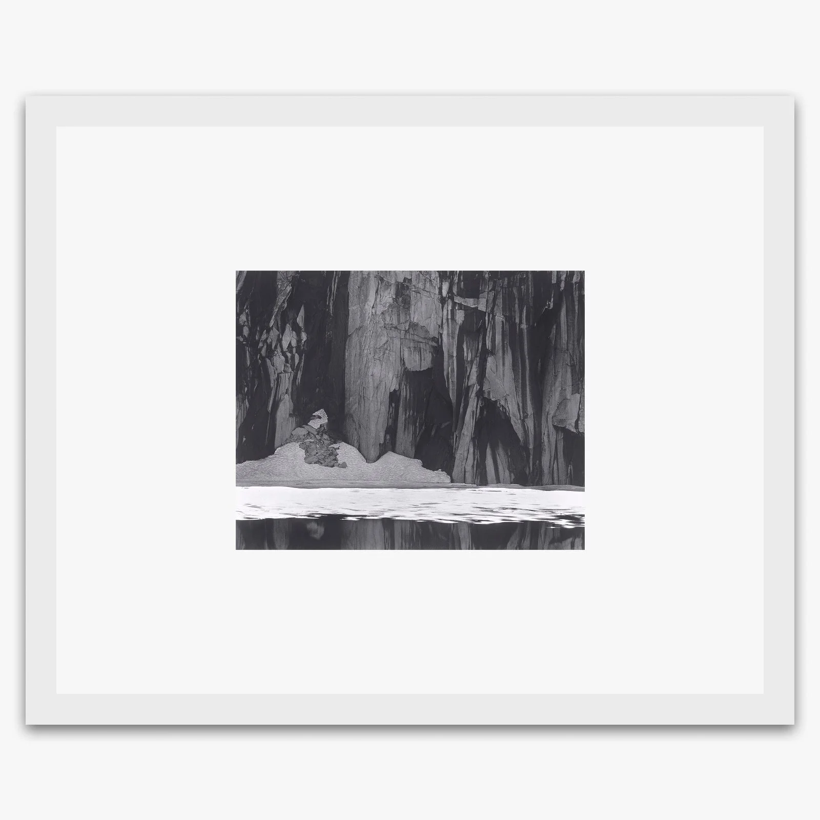 Frozen Lake and Cliffs - Image 2