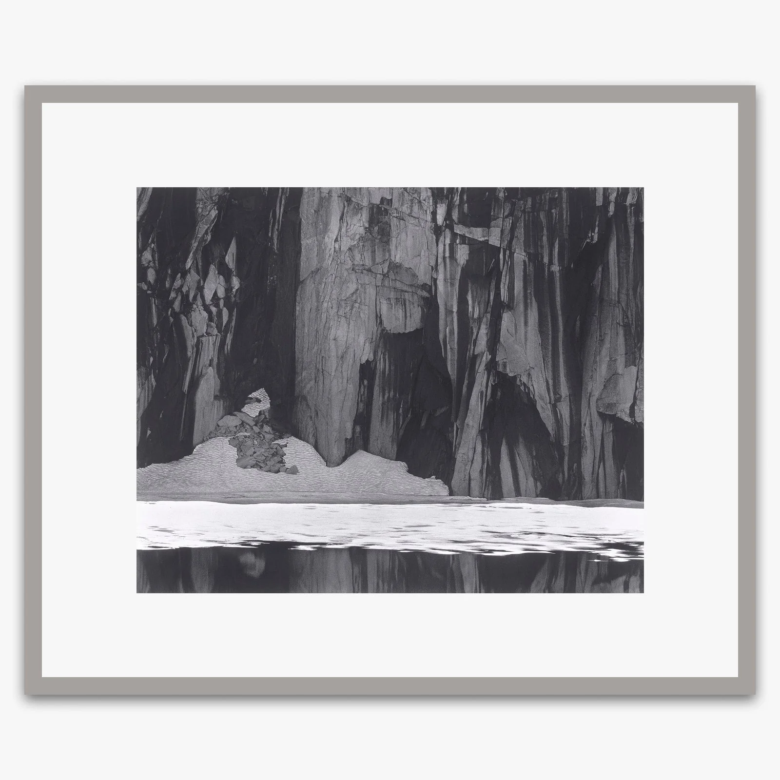 Frozen Lake and Cliffs - Image 5
