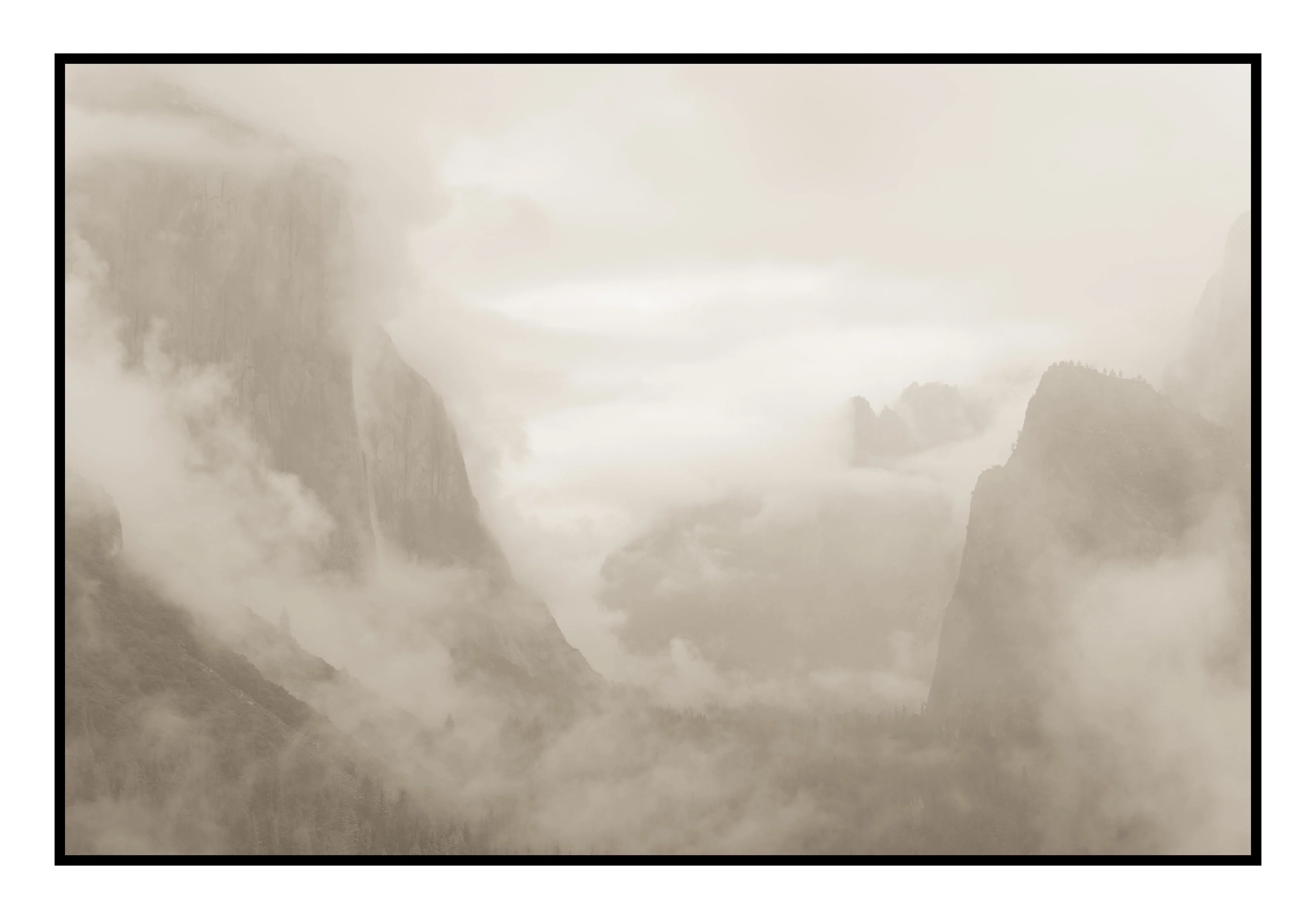 Gathering Winter Storm, Yosemite, 2022