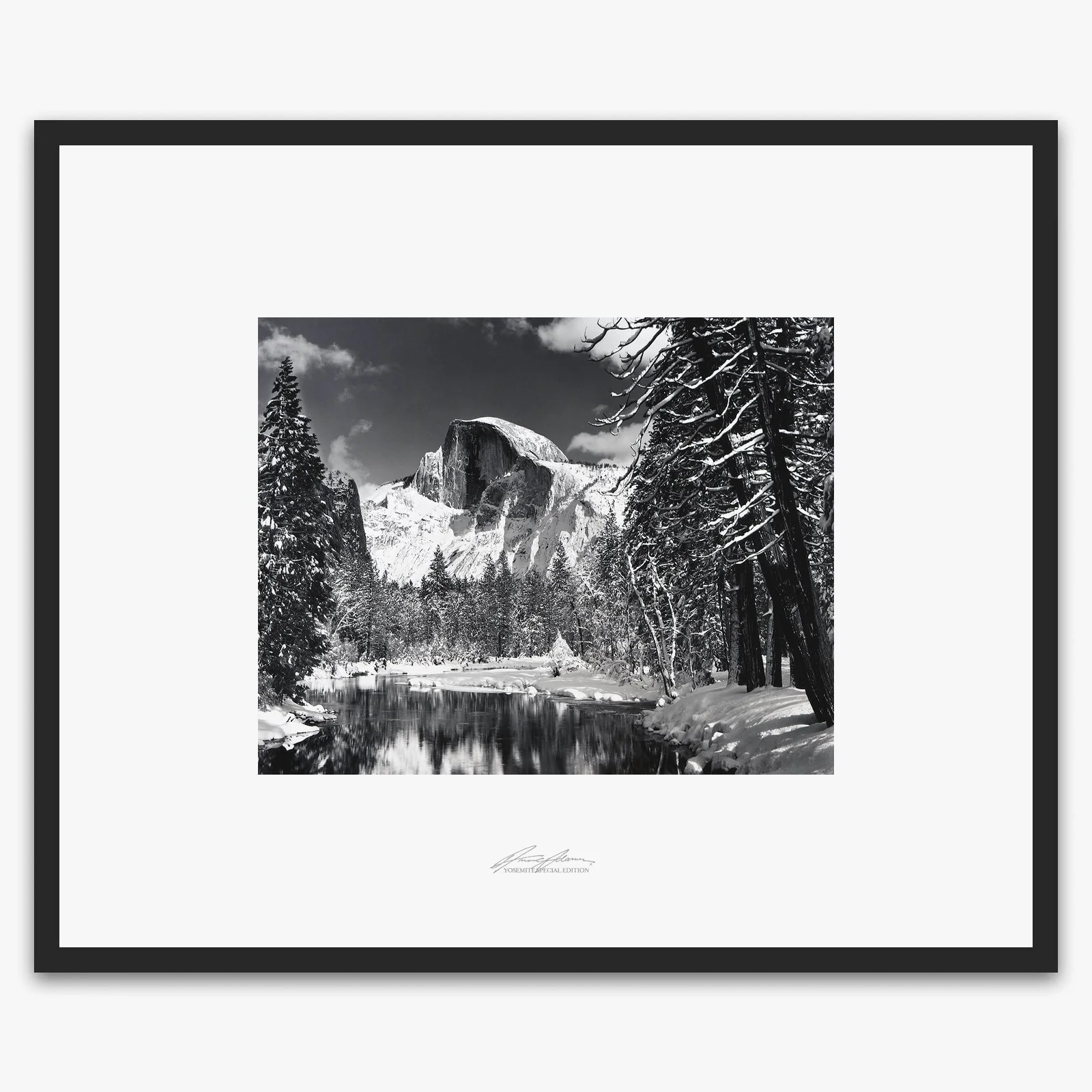 Half Dome, Merced River, Winter - Image 5