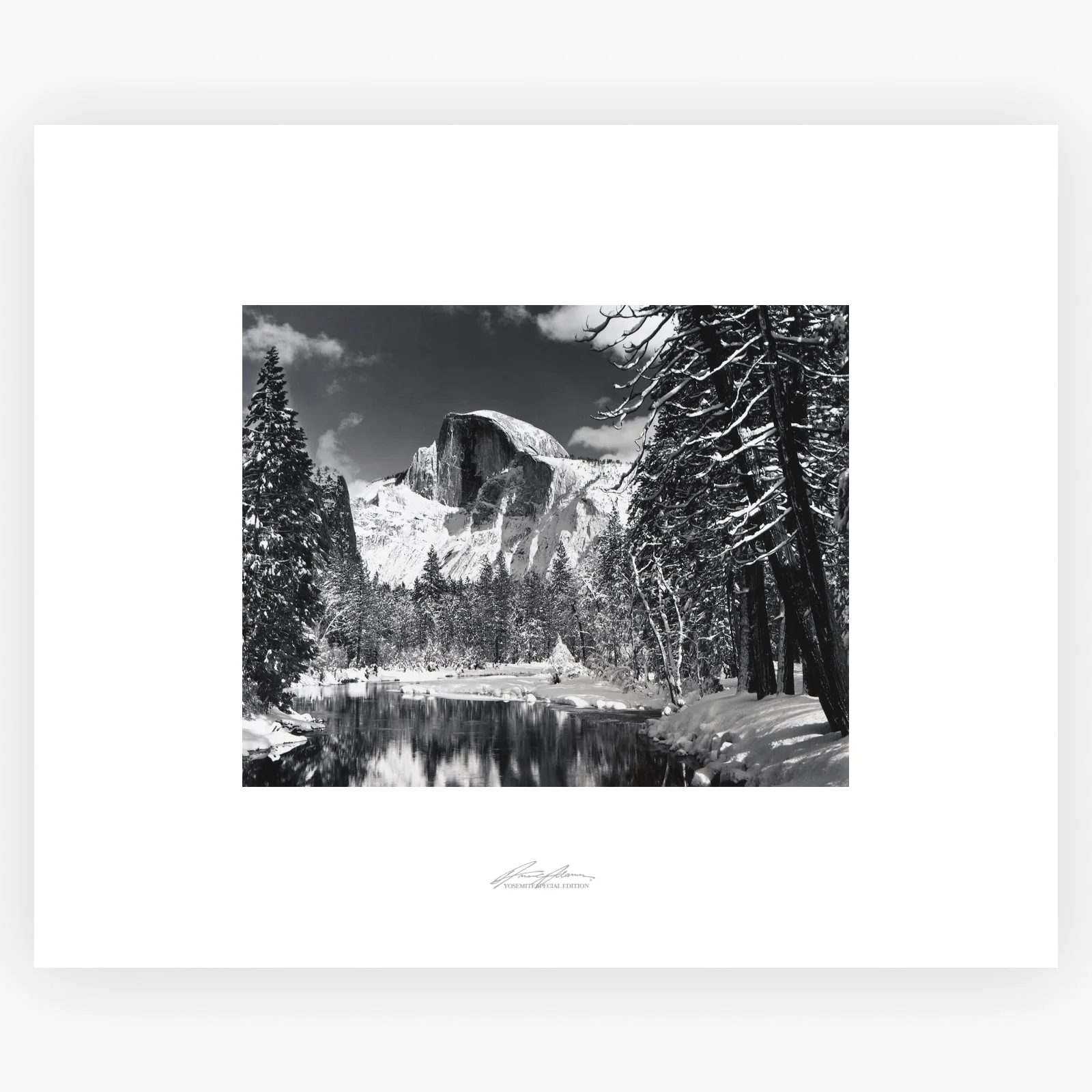Half Dome, Merced River, Winter - Image 7