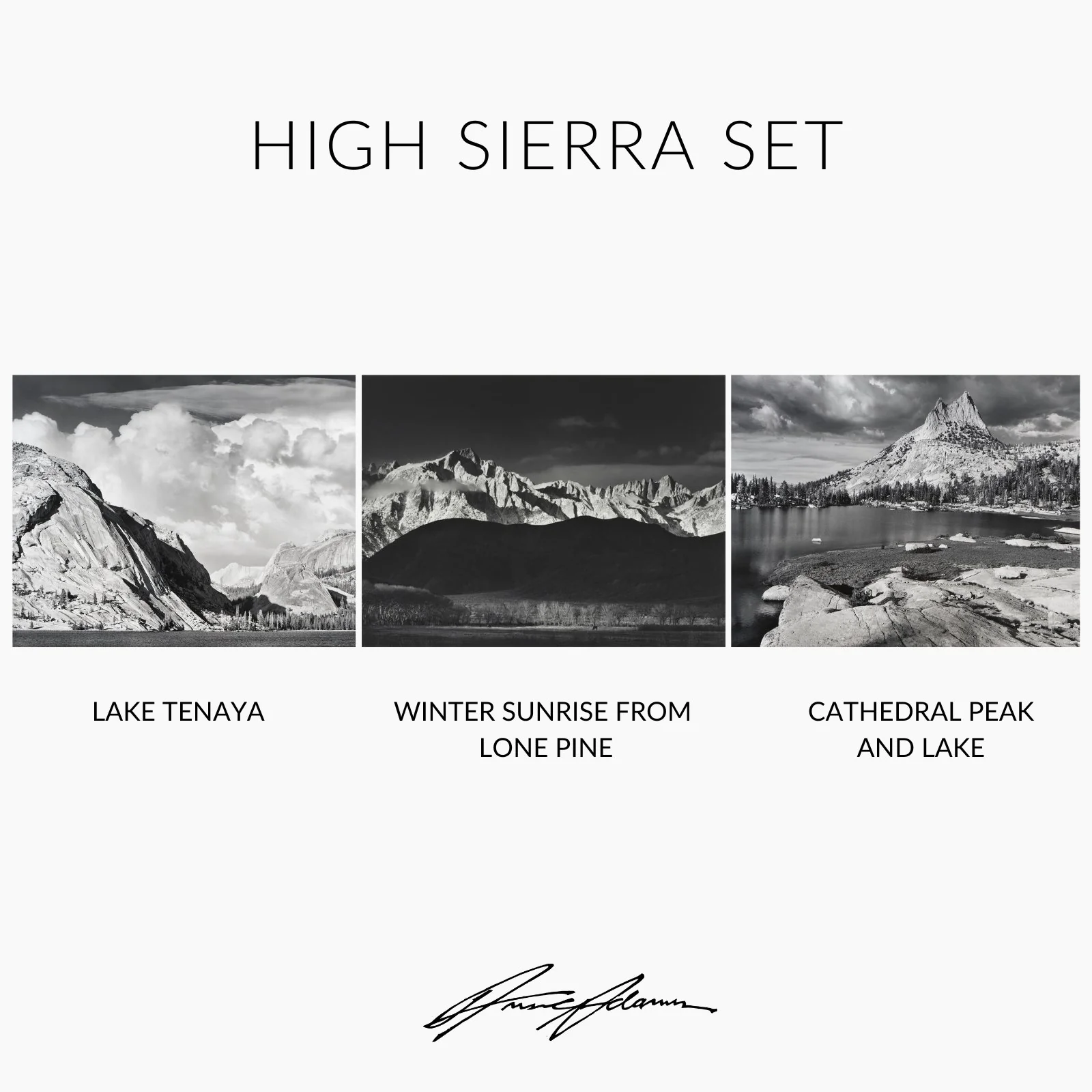 High Sierra Set