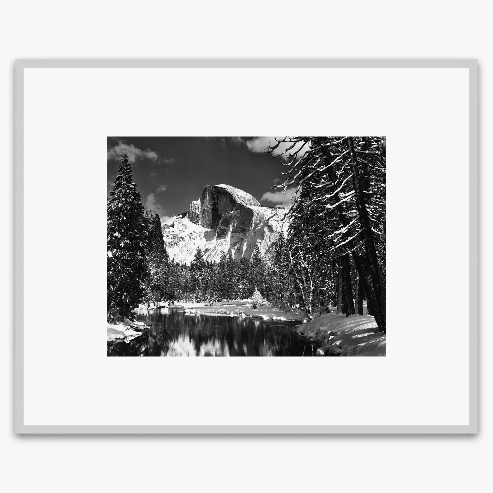 Half Dome, Merced River, Winter - Image 5
