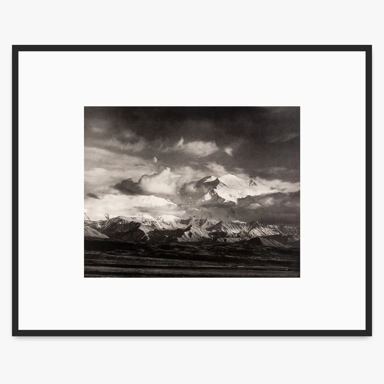 Moon and Mount McKinley - Image 2
