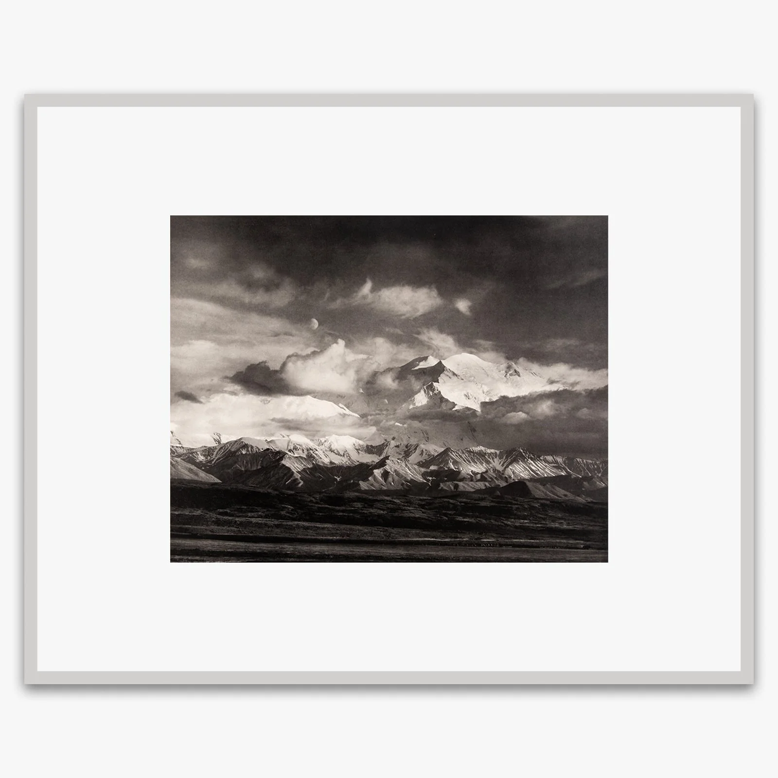 Moon and Mount McKinley - Image 5