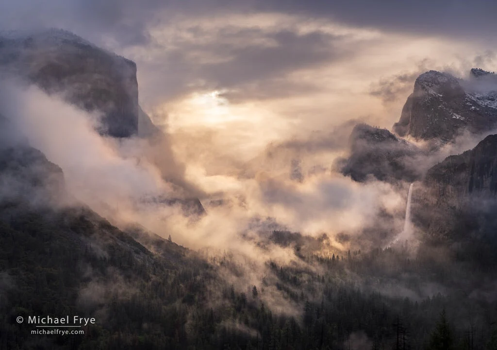 Misty Sunrise from Tunnel View