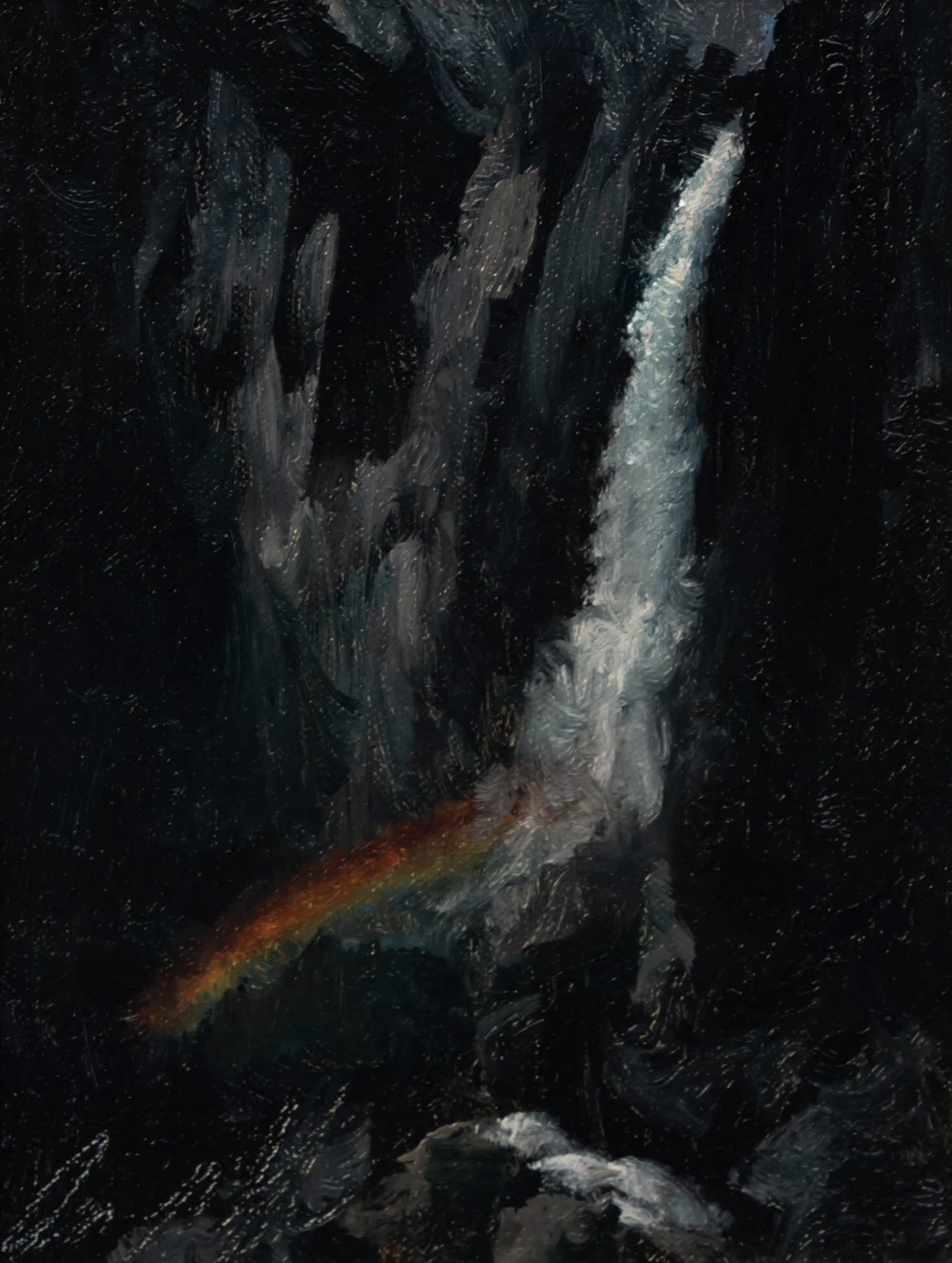 Moonbow on Lower Yosemite Fall