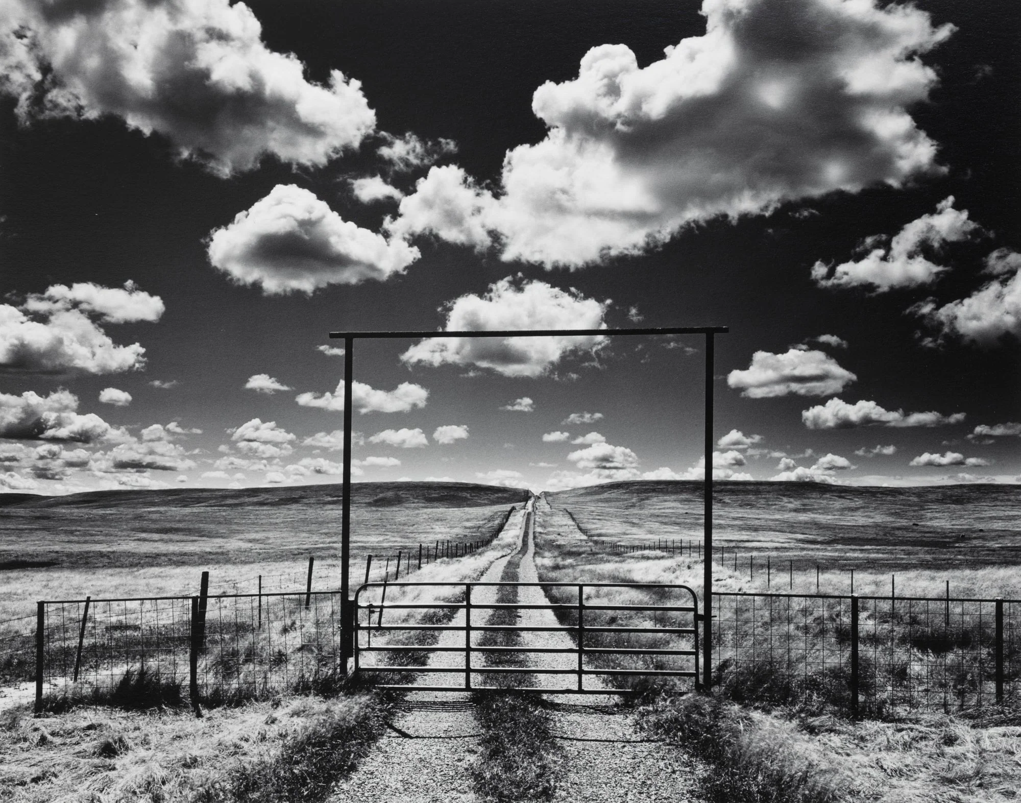 Private Road with Clouds