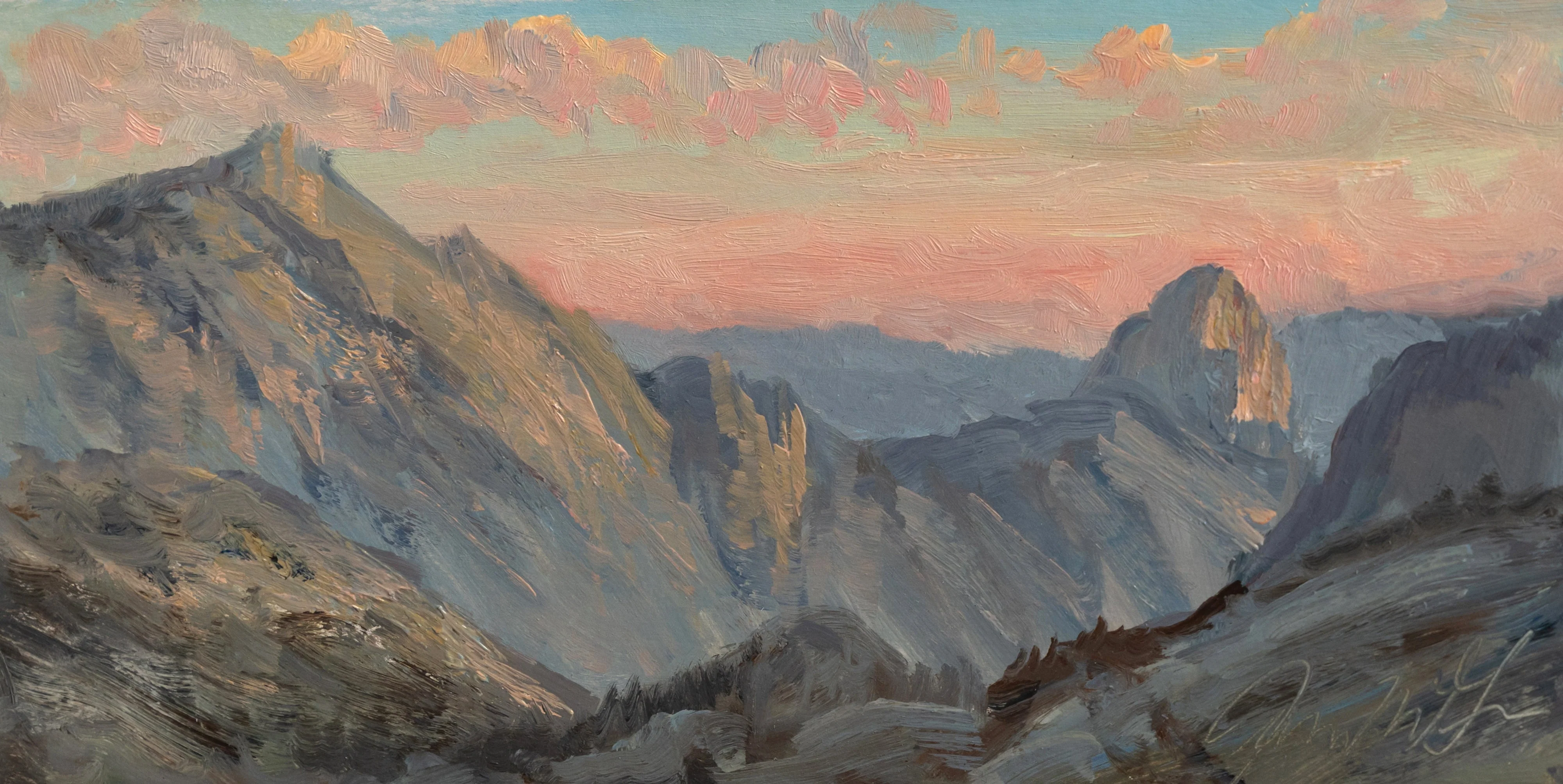 Sunset at Olmstead Point