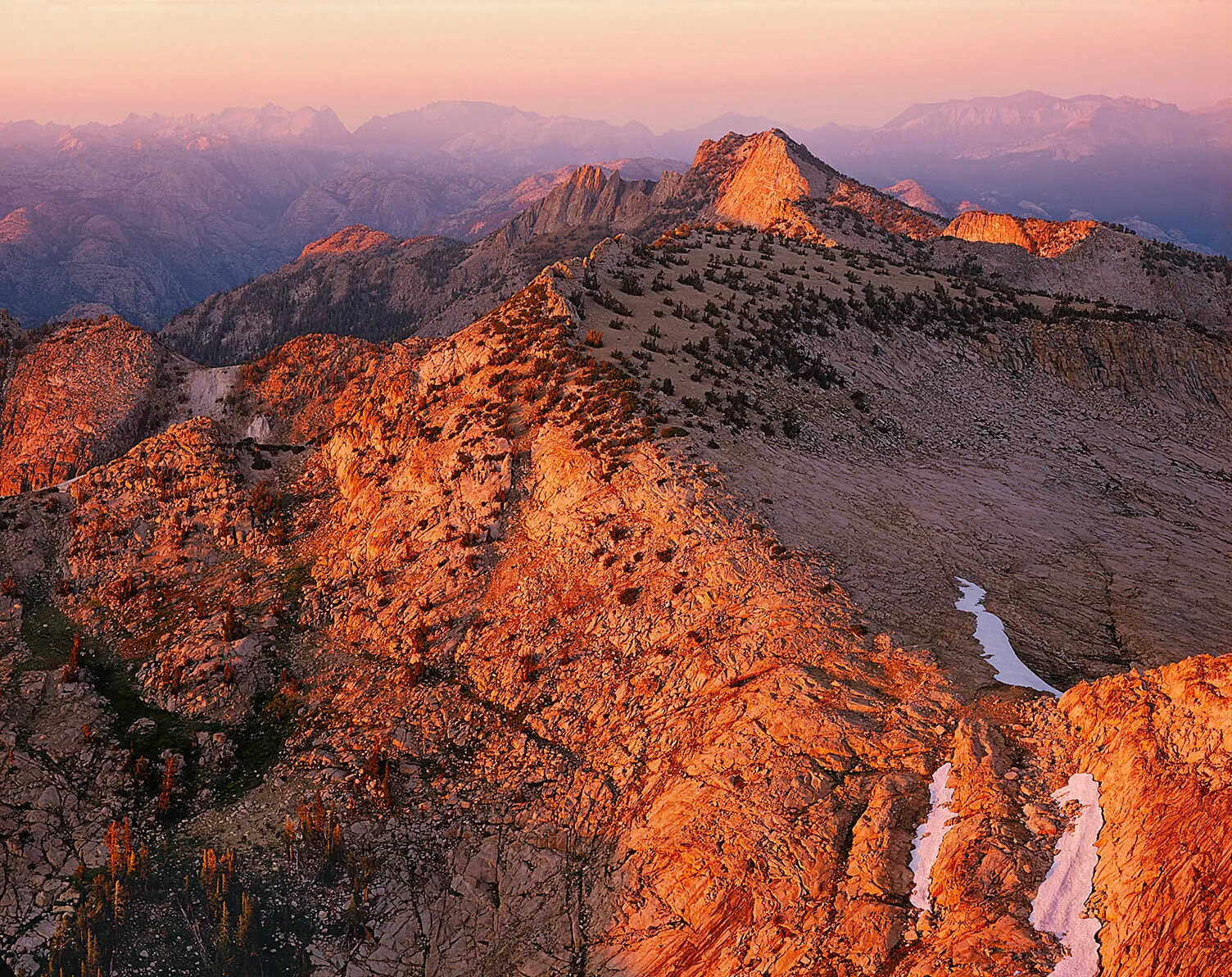 Sunset from the Summit of Mt. Hoffman